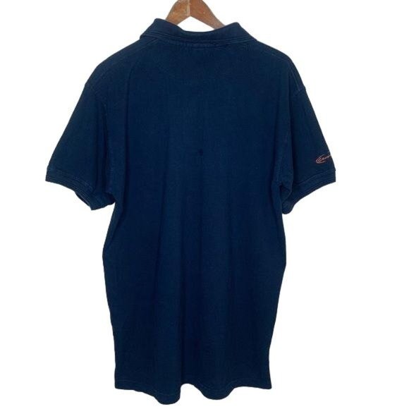 Auburn Polo Shirt Symbol Touchdown Game Day Orange Navy Blue War Eagle Large - Picture 6 of 6